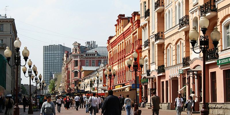 Ulica Stary Arbat w Moskwie