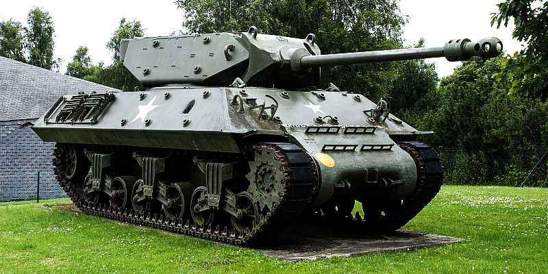 Ardeny - Amerykański czołg