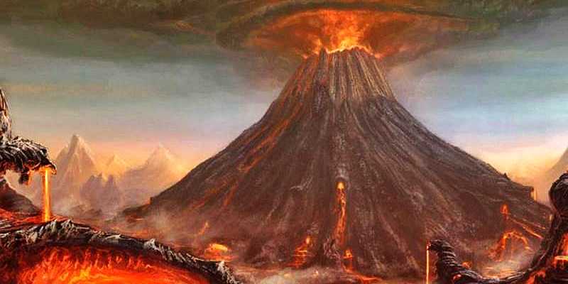 Wyspa Sumbawa w Indonezji, potężna erupcja wulkanu Tambora