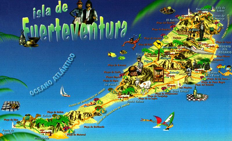 Fuerteventura - Mapa