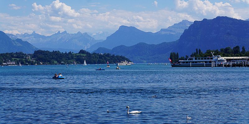 Największe jeziora Szwajcarii