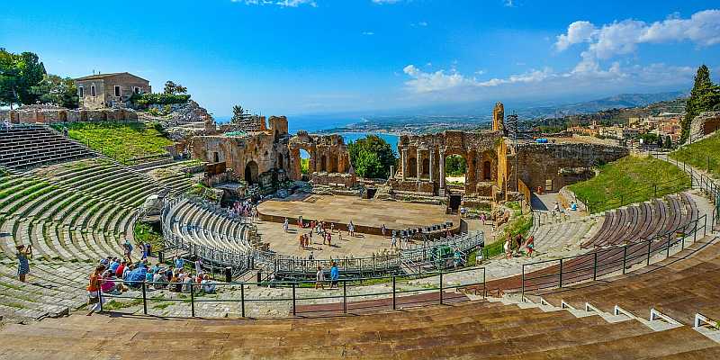 Sycylia - Amfiteatr w Taorminie