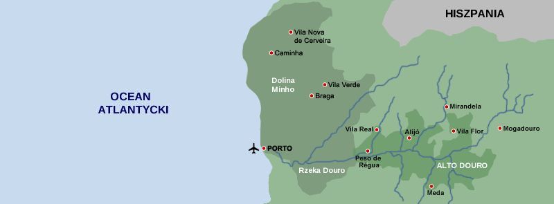 Alto Douro - Mapa