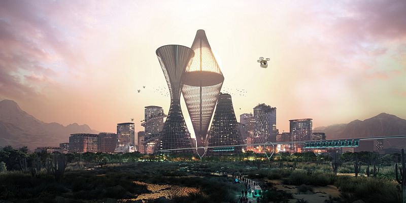 Projekt utopijego miasta Telosa