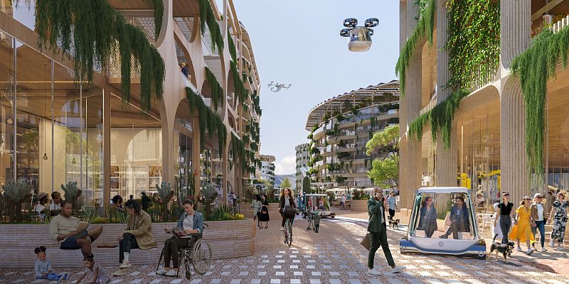 Projekt utopijego miasta Telosa