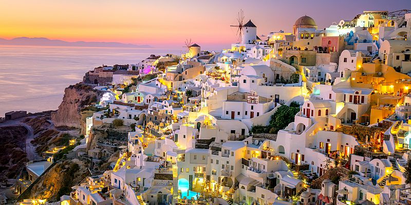 na Santorini z Itaką