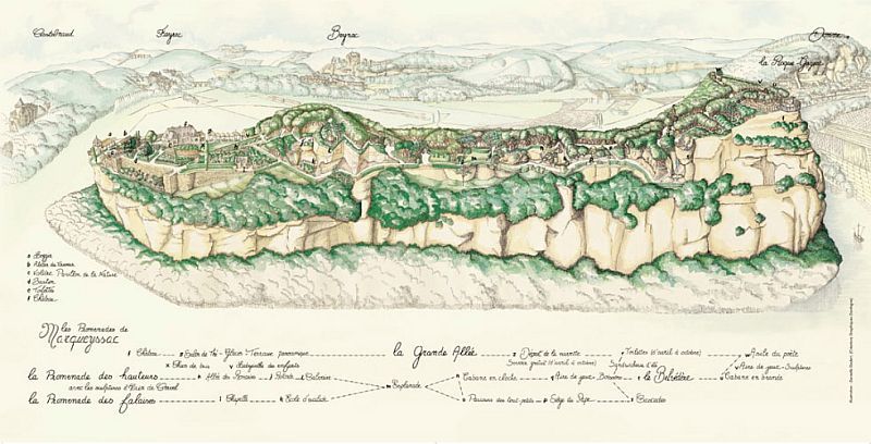 Plan ogrodów