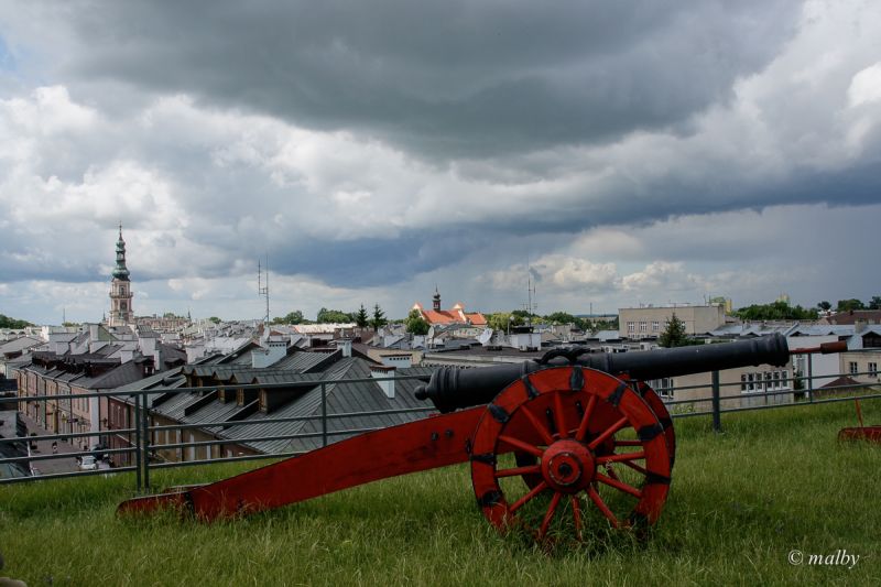 Widok z zamkowego wzgórza