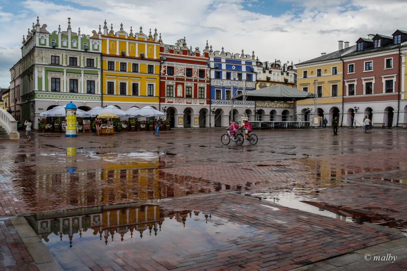 Rynek po deszczu