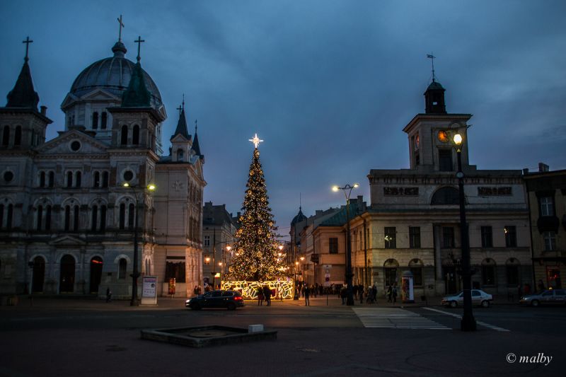 Plac Wolności w świątecznej oprawie