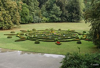 Fragment ogrodu przy Pałacu