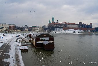 Wawel od strony Wisły