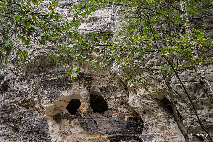 Tiské stěny - Skały Ule