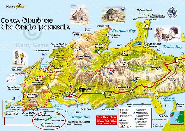 Dingle - Mapka