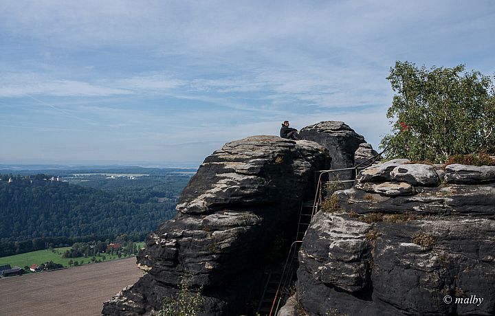 Lilienstein - Na szczycie