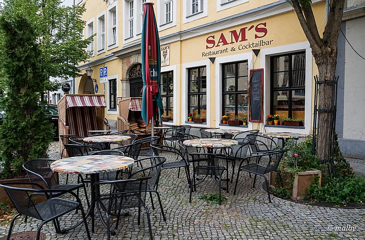 Budziszyn - Jedna z restauracji na rynku