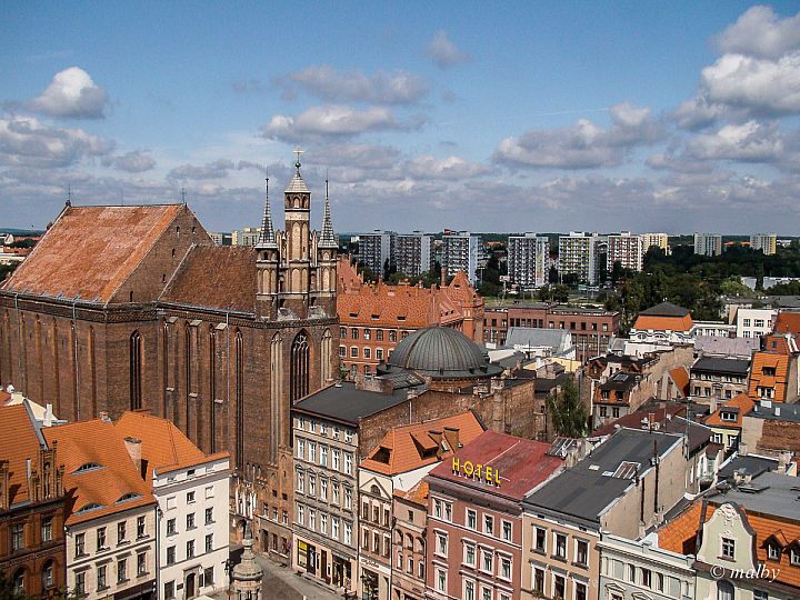 Toruń - Toruń z lotu ptaka