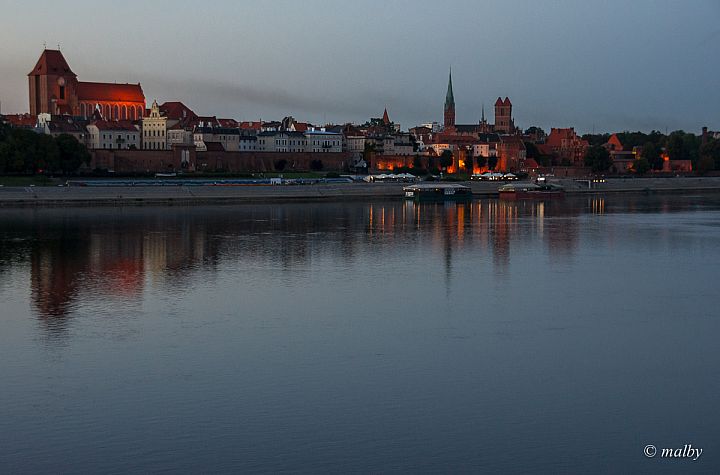 Toruń - Wieczór nad Wisłą