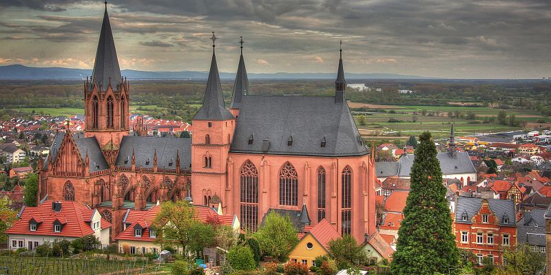 Kościół św. Katarzyny w Oppenheim - panorama