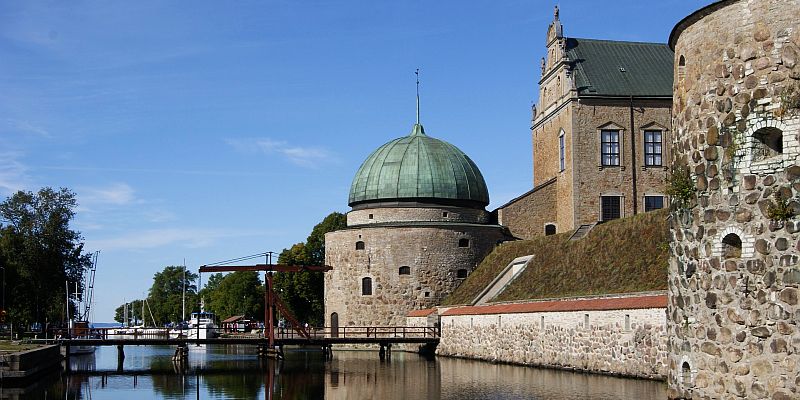 Zamek Vadstena - panorama