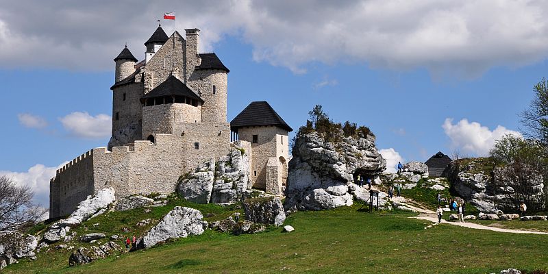 Zamek w Bobolicach - panorama