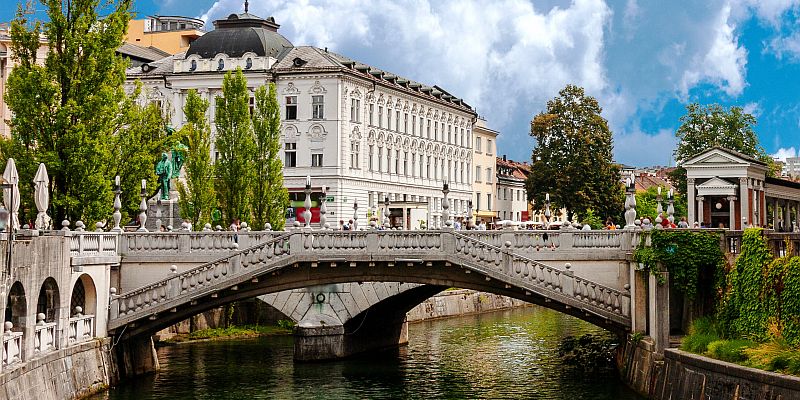 Lublana - SPotrójny Most