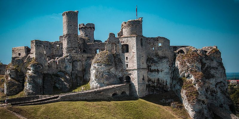 Zamek Ogrodzieniec - panorama