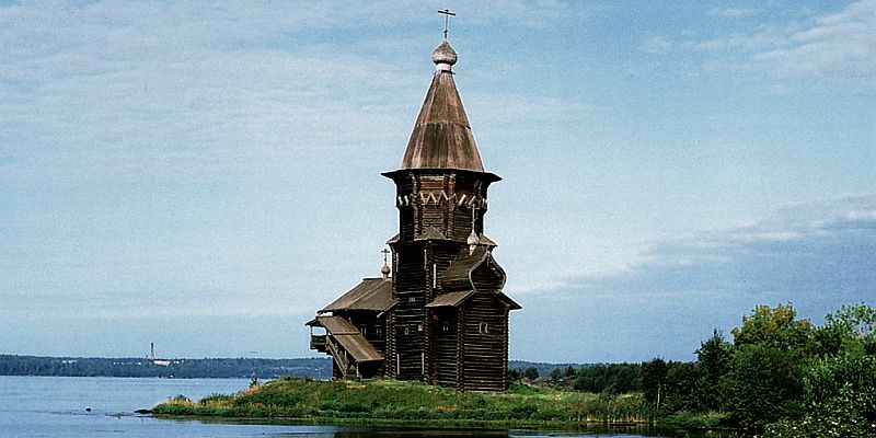 Cerkiew Zaśnięcia Matki Bożej w Kondopodze - panorama