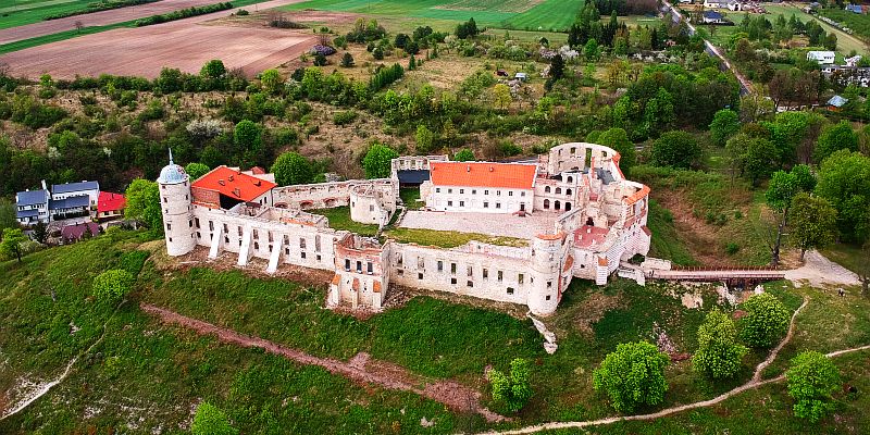 Zamek w Janowcu - panorama