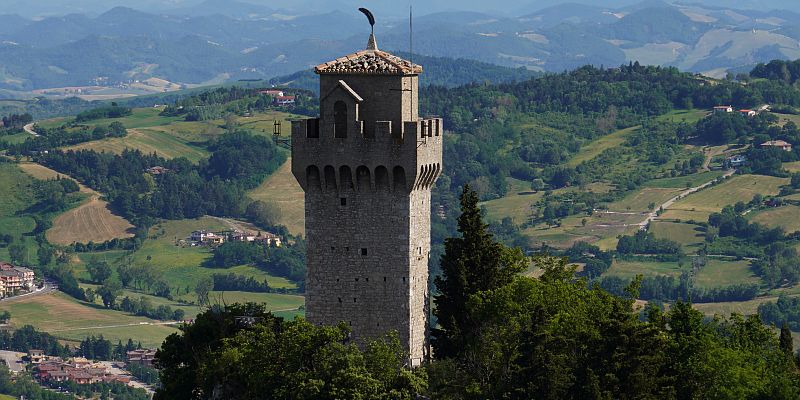 Zamek Montale - panorama