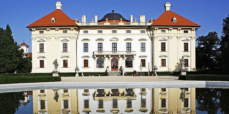 Pałac w Sławkowie - panorama