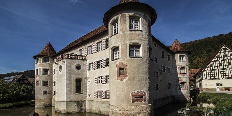 Zamek w Glatt - panorama