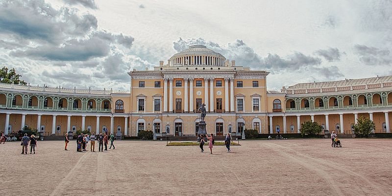 Pałac w Pawłowsku - panorama