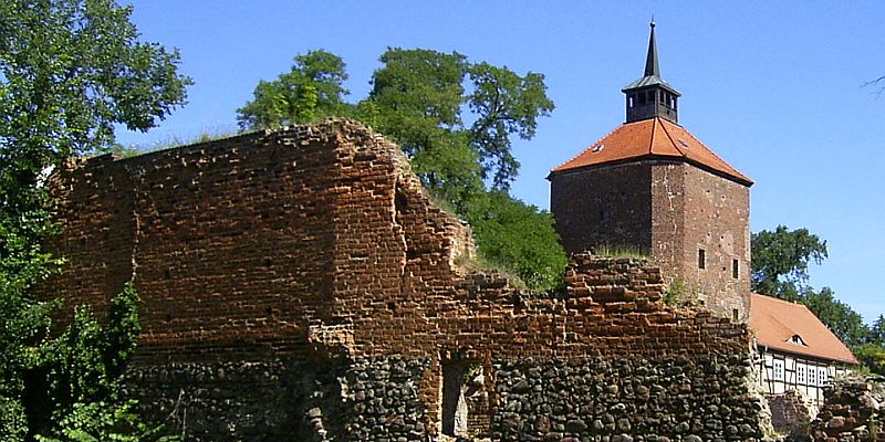 Zamek w Beeskow - panorama