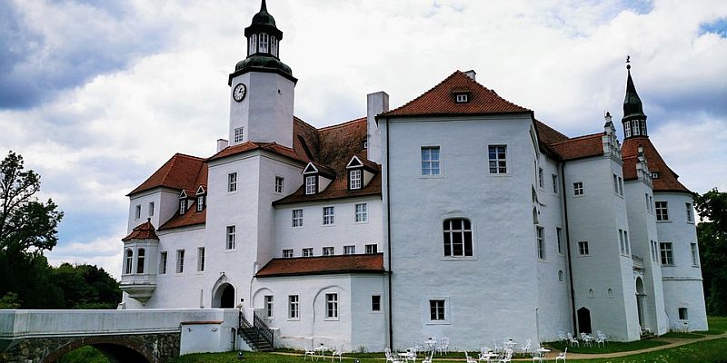 Zamek Książęcy w Drehna - panorama