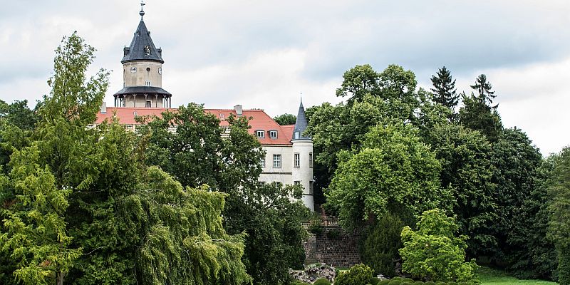 Zamek w Wiesenburg - panorama