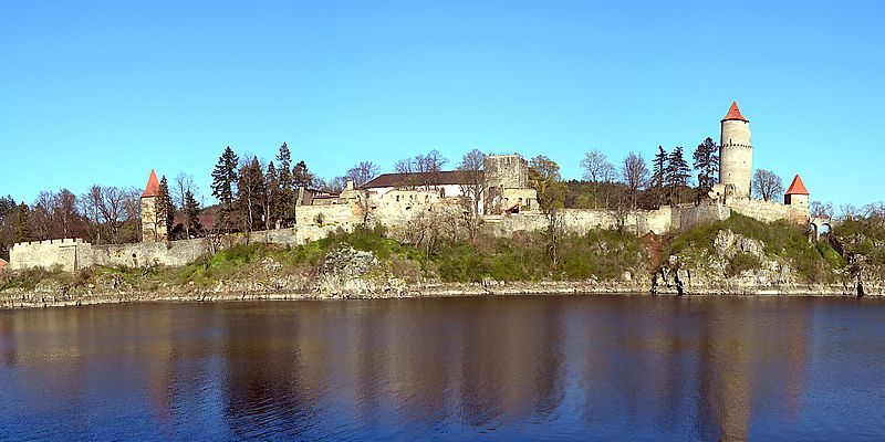 Zamek Zvíkov - panorama