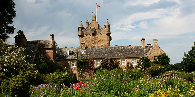 Zamek Cawdor - panorama