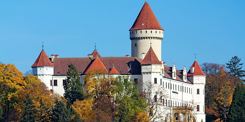 Zamek Konopiszte - panorama