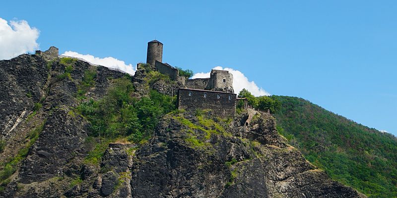 Zamek Střekov - panorama