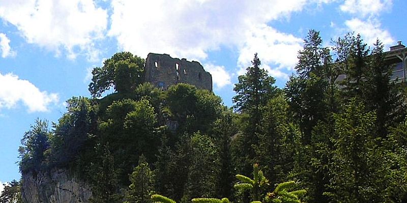 Zamek Falkenstein - panorama