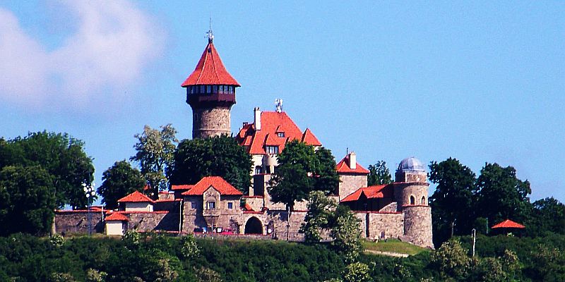 Zamek Hněvín - panorama