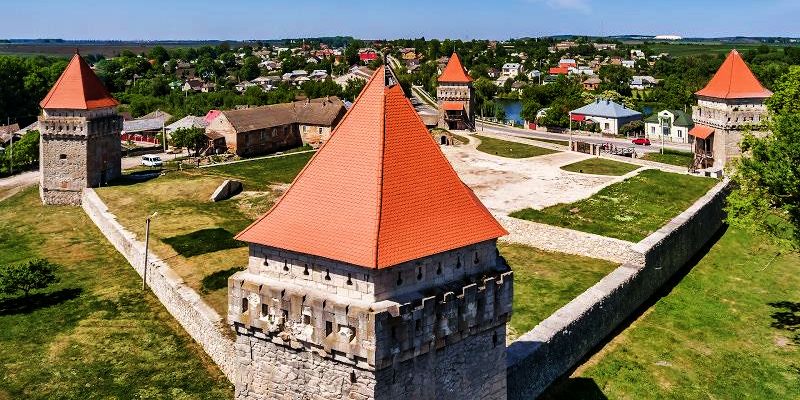 Zamek Skałat - panorama