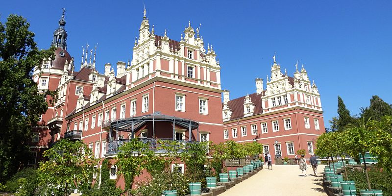 Pałac w Bad Muskau - panorama
