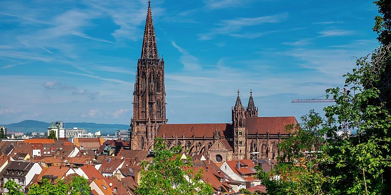 Katedra NMP we Fryburgu Bryzgowijskim - panorama