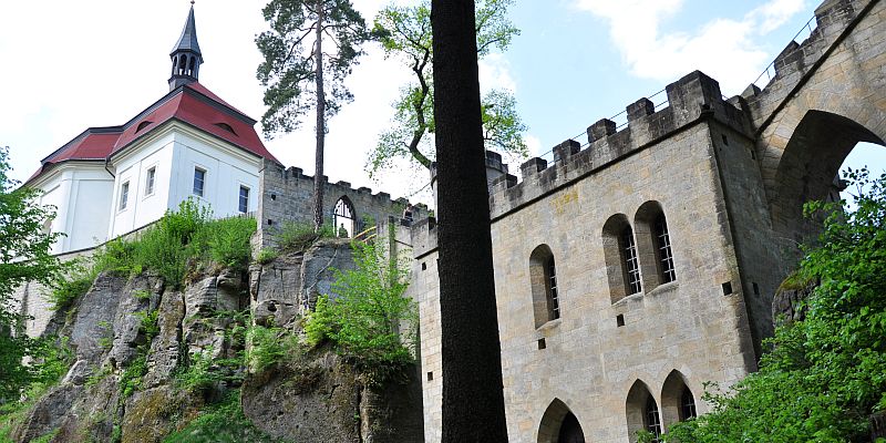 Zamek Valdštejn - panorama