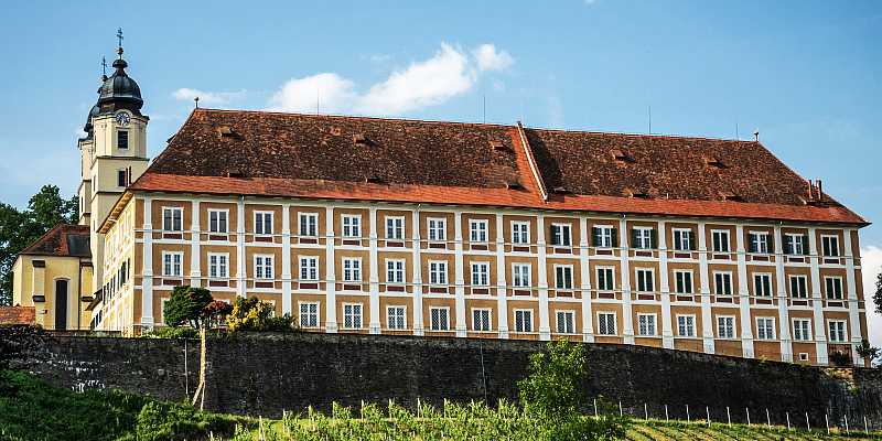 Zamek w Stainz - panorama