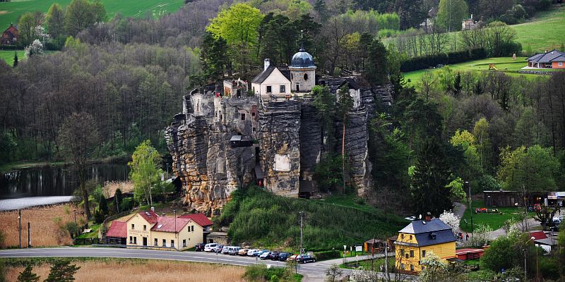 Skalny Zamek Sloup - panorama