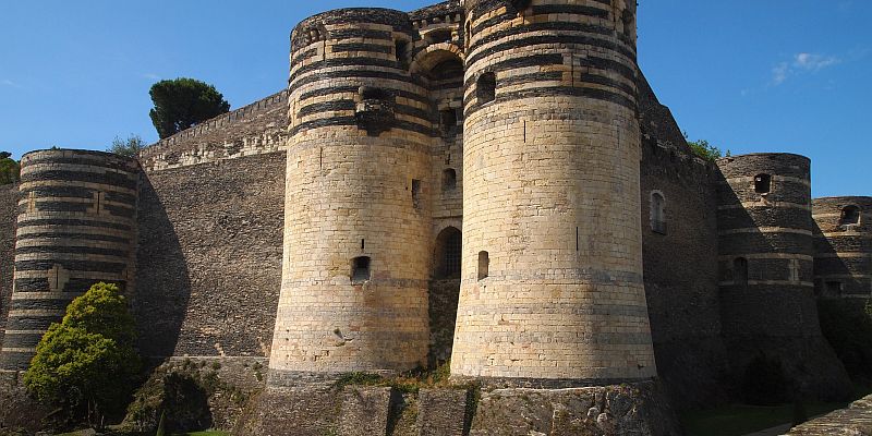 Zamek w Angers - panorama