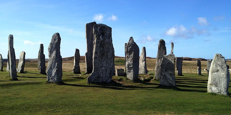 Kamienny krąg z Callanish - panorama